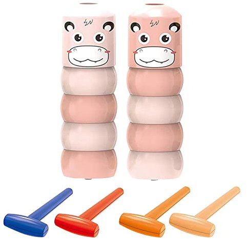 Uposao 2 Stück Unzerbrechliches Magisches Holzspielzeug,Lustige Marionette Wooden Man Magic Toy für Weihnachten Stadiums Zauberrequisiten Holz-Mann Magie Spielzeug Geschenk für Kinder Mädchen Jungen