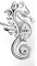 Thomas Sabo Einzel Ohrstecker Seepferdchen 925 Sterling Silber H2236-051-14