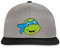 Spreadshirt Teenage Mutant Ninja Turtles Leonardo Kostüm Snapback Cap, One Size, Graphit/Schwarz