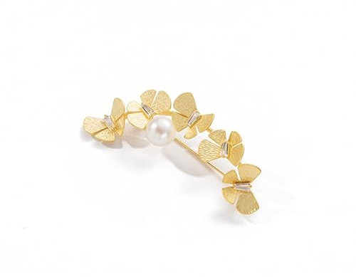 BSLVWG Femme broche papillon broche femme cadeau d'anniversaire mariage bouquet fête fleurs bijoux fête des mères Noël