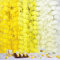 192Ft Ombre Yellow Tissue Paper Streamer Big Circle Dots Hanging Garland Backdrop Polka Dot Bunting Banner for Lemon Bee Sunflower Theme Graduation Birthday Wedding Bridal Baby Shower Party Decor
