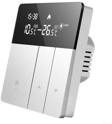 Zoegneer Thermostat de chauffage au sol électrique intelligent et programmable à écran tactile LCD 95 240 V 50/60 Hz (i8HGC 3A)