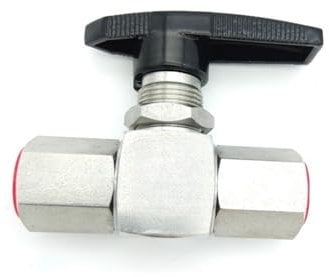 MUHM BV-OD/F 1/8 1/4 3/8 1/2 3/4 Edelstahl-Kugelhahn 3000 Psi Rohr 6000 Psi Endanschluss/NPT-Innengewinde (Size : BV-03OD 3-8 inch)