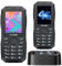 Blackview N1000 4G Dual SIM Téléphone Portable Senior Débloqué avec 2,4 écran, 4GO ROM(512GO/TF), 3300mAh,Station de Charge,USB C,Téléphone Portable Incassable avec Bouton SOS/GPS/Médias Sociaux