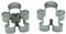 BekkiB - Lot de 2 emporte-pièces « Bonhomme en pain d'épice » – Emporte-pièce & emporte-pièce Linzer en acier inoxydable – Pour la cuisson des biscuits – 8273
