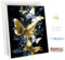 MEIYUDA Peinture par Numero Adulte avec Cadre Fleur, DIY Peinture Acrylique pour Adultes Débutants Peinture par Numero, Facile sur Toile Avec Peintures et Pinceaux Decoration Maison Cadeau 30x40cm