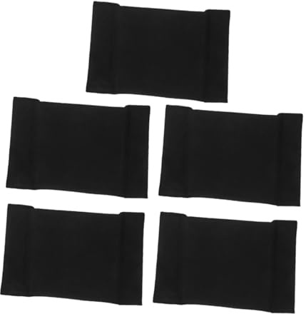 NUOBESTY 5 Stück Gepolsterte Kamera Innentasche Stoßdämpfend Trenneinsätze Für Flexible Fototaschen Schwarz