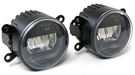 Klarglas LED Nebelscheinwerfer mit Tagfahrlicht für Renault Fluence Kangoo II