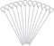 HONSHEN 8 Inch Stainless Steel Skewers,Roast goose needle Barbecue Skewers, BBQ Skewers, Shish Kebab Kabob Skewers 12 pcs