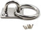 M10 Augplatte 304 Edelstahl Haken Wandmontage Haken Mit Ring Packung mit 1 (Schrauben enthalten)