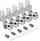 EG STARTS 5X Arcade-Maschine Bargeld-Tür-Werkzeugkasten Tubular Cam Lock Schranktür Atom Lock mit 5 gleichen Schlüsseln für Arcade-Spiele Jamma Mame Kit Parts (Kurze Sperre)