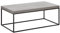 Couchtisch rechteckig schlicht modern Betonoptik schwarz Delano