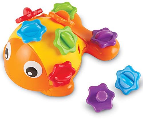 Learning Resources Poisson Finn pour la motricité Fine, Jouet sensoriel pour la motricité Fine, à partir de 18 Mois