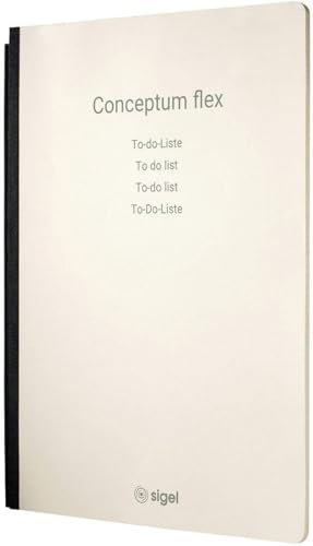 SIGEL CF220 Heft To-do-Liste, DIN A4 - für Business Notiersystem Conceptum flex, aus nachhaltigem Papier
