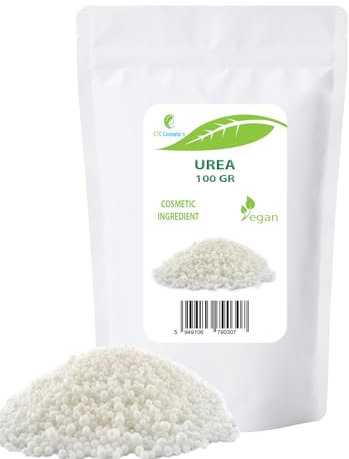 Kosmetische UREA - 100 gr - geeignet für Cremes, Lotionen, Gele, Flüssigkeiten, Reinigungsprodukte einschließlich Shampoos und Körperwaschmittel, Behandlung von trockener