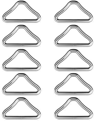 SM SunniMix 10x Dreieck Ringe Schnalle für Trampolin Jumping Bett Netztuch Matratze Sprungtuch