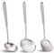 Spatula and ladle,Skimmer Spoon Tool Set, 304 Stainless Steel Cooking Utensils（15in,15in,14in