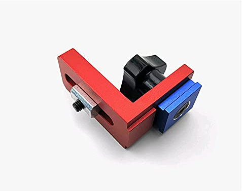 30 Type Woodworking Chute Backing, T-Track Slot Miter Gauge Connector, T-Slot Miter Track Stop Sliding Miter Gauge Fence Connector Rail Retainer Chute Locator for Milling Woodworking