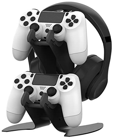 DOYO Supporto per Controller e Cuffie da Gioco Stand Gaming Controller Porta Cuffie da Scrivania e Joystick Ps4 Supporto Universale Per Xbox Series x, Ps5, Ps3, Xbox One, Xbox 360, Nintendo Switch