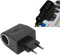 Convertidor de Corriente de CA A CC para Coche, Adaptador de Encendedor de Cigarrillos de 240 V A 12 V, 1,5 A, Enchufe de Enchufe, Convertidor de Encendedor de Coche de CA A CC