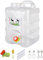 RUYI Bidón de Agua de 10 L con Grifo, bidón de Agua para Camping, sin BPA, Tanque de Agua portátil con asa para Exteriores, Viajes, caravanas, pícnic, Senderismo, hogar