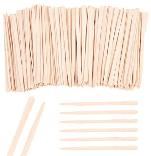 1200 Stück Augenbrauenwachsstäbchen, Holzwachsstäbchen, Wachsspatel, Applikator für Körper, Haare, Augenbrauen, Lippen, Nase, Augenbrauen, Augenbrauen, Augenbrauen,