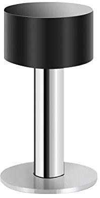 CKLHCFF Türstopper Wand 1 Stück 80MM,Klinke Wandschutz in Edelstahl mit Gummi Puffer,Wandtürstopper Selbstklebend für Wandmontage zum Schutz der Türen (Silber-80MM)