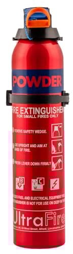 UltraFire UFXALPHA 600g Fire Extinguisher for Cars, Caravans, Boats & Travel – 5 Year Warranty