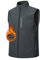 AjezMax Gilet in Pile da Uomo Invernale Termico Giacca Senza Maniche Gilet da Trekking Attività All’aperto Campeggio Gilet da Pesca Lavoro