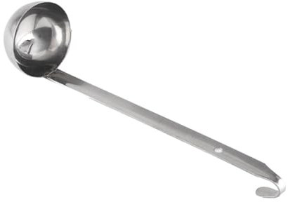 susiodeu Petite louche à Soupe légère et Portable en Acier Inoxydable, Petite cuillère Facile à Nettoyer, Petites louches et cuillères en Acier Inoxydable, Type 2