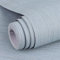 Arthome Papier Peint Adhesif Mural 60cmx5m Papier Peint Texturé en Toile D'herbe Auto Adhésif Amovible Papiers Peints Pour Chambre Coucher Salon Plan de Travail Revêtement Mural à Coller (Gris Bleu)
