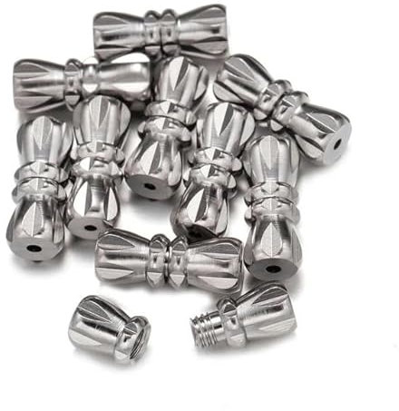 20pcs Brass Screw Twist Clasps Cord End Tip Connector Lock Closures for DIY Necklace Bracelet Jewelry Making Supplies Materials-2