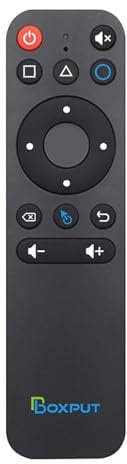 BOXPUT BPR1S Ersatzfernbedienung, Universalfernbedienung für TV, Fernbedienung mit Sprachsteuerung, Luftmaus BT, Air Mouse Android Box, 6-Axis Gyroscope