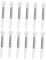 BELLIFFY 12pcs Lip Makeup Brush Set Silicone Lipstick Lip Balm Applicators for Women Girls