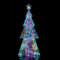ID FOR YOU Sapin de Noël Lumineux LED Hologram Hexagonal 60 cm - Arbre Éclairé Moderne pour Décoration Intérieure et Ext - BSDC150-60CM
