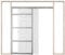 Pocket Door Kit, Single/Double Sliding System, Smooth & Quiet Track, Max Size 926 x 2040 mm (838 х 1981mm Single Door Kit)