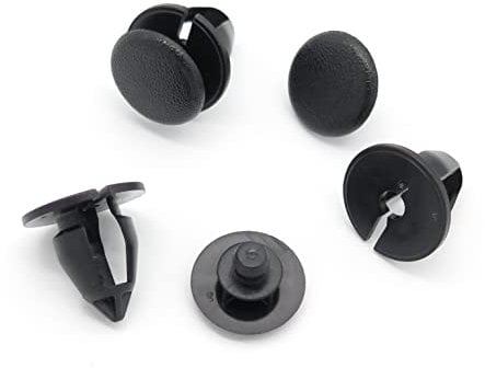 VVO Fasteners- Black Plastic Side Door Card & Trim Panel Clips for Vauxhall Vivaro, (Pack of 10)