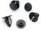 VVO Fasteners- Black Plastic Side Door Card & Trim Panel Clips for Vauxhall Vivaro, (Pack of 10)