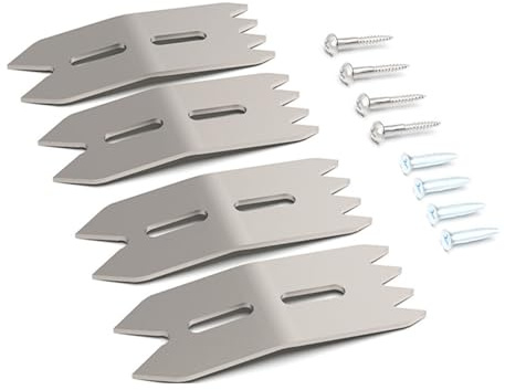 Abrazaderas de Fijación para Tablero 4 Piezas Aluminio Carpintería con Placa de Presión Ajustable Accesorios para Serradero
