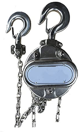 Kettenzug, Hebelzug 304 Edelstahl Manuelle Hebezeug Anti-Korrosion-Kettenzug 1 Ton-Dreieck Edelstahl-Kettenzug,Flexibler Betrieb
