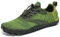 SAGUARO Barfußschuhe Herren Barfuss Schuhe Damen Barfussschuhe Outdoor Zehenschuhe Atmungsaktiv Traillaufschuhe mit Zero-Drop Solhe Waldgrün,Gr.44