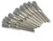 10 Piece Stainless Steel Wire Brush Set Compatible with Electric Rotary Drill