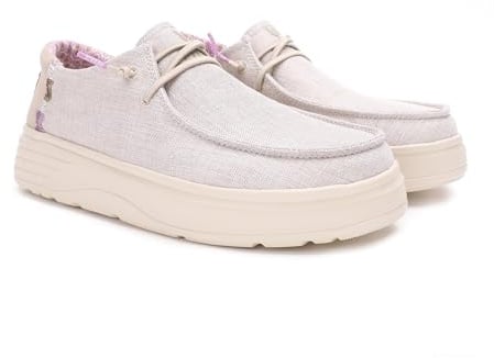 PITAS | Poppy | Mocasines de Mujer | Náuticos Casual | Crudo 36