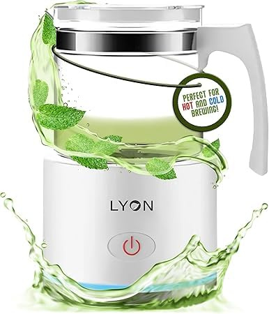 Machine à matcha – Machine à thé matcha électrique et mousseuse, machine à thé One Touch, infuseur à thé matcha chaud ou froid – Bouilloire en verre – Expérience ultime de brassage du thé