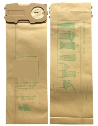 Lot De 5 Sacs D'aspirateur Compatibles Avec Vorwerk, VK118, VK119, VK120, VK121, VK122, Kobold Et VK119.