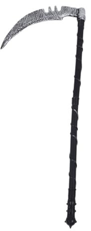 Ipetboom Faux De La Faucheuse Accessoire d'halloween pour Enfants Et Adultes – Faux Longue Et Détachable pour Fête Cosplay du Festival des Esprits