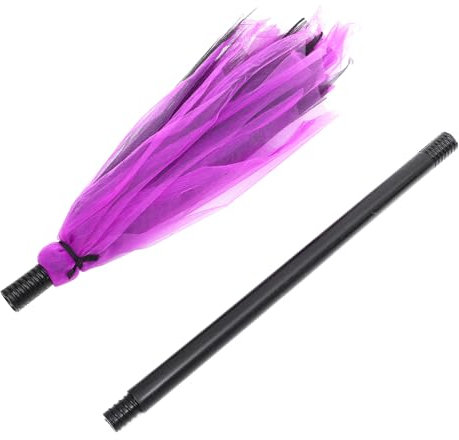 Escoba de Bruja Desmontable para Halloween Accesorio de Cosplay para Fiestas Decoración de Brujas y Práctica para Rol Temáticos