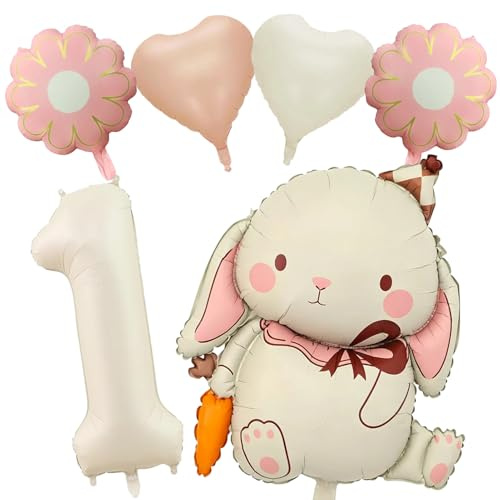 Hase Folienballon Geburtstag Set