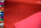 StoffBook MOOSGUMMI Glitzer METERWARE 2MM BASTELMATERIAL Stoff Stoffe, D003 (Rot)