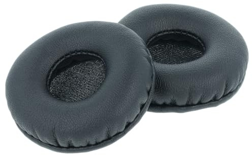 vhbw 2X Ohrpolster kompatibel mit AKG K412p | K404, K24p, ES5, K26p, K27p, K27i, K403, K402 Kopfhörer Headset, Polyurethan Schwarz